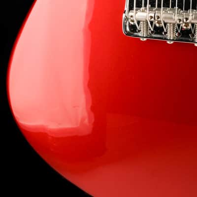 Harmony Factory Special Silhouette Electric Guitar Cherry W/Case 1 of 24 B-Stock image 4