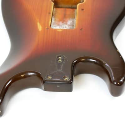 1979 Vintage Fender Stratocaster Sunburst BODY S9 Serial 1970s CBS Era USA Strat image 12