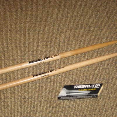 one pair (new old stock) near A+ condition Regal Tip SG-A maple wood / natural stain finish (with packaging) from 2000s / 2010s image 1