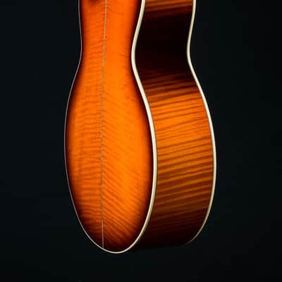 Santa Cruz F-42 Cutaway Custom Flamed Maple and European Spruce with Full Body Sunburst NEW image 23