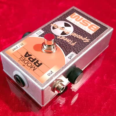 Rare BSM Treble Booster RPA 1970s Overdrive Sound of Ritchie Blackmore w/ box TOP image 2