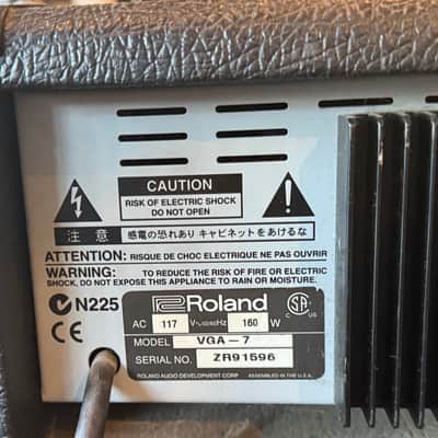 Roland VGA-7 V-Guitar 2-Channel 65-Watt 1x12" Digital Modeling Guitar Combo 2001 - 2004 - Black image 4