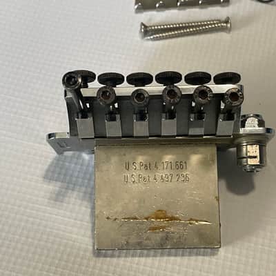 1980's Era Original Floyd Rose Made in Germany Chrome Tremolo Bridge Vibrato Kramer Guitar image 6