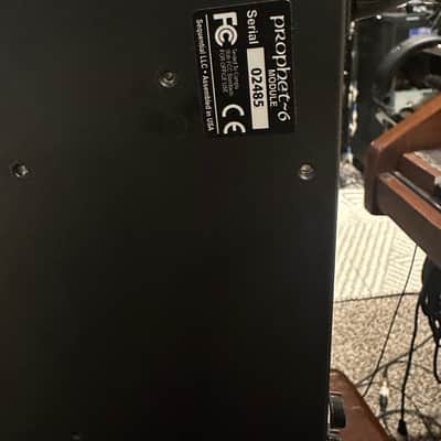 Sequential Prophet-6 Desktop 6-Voice Polyphonic Synthesizer 2018 - 2020 - Black with Wood Sides image 8