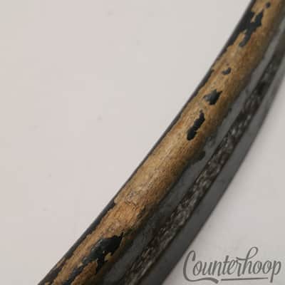 *Slingerland 24"Bass Drum Hoop/Rim Vintage 70s Chrome-Steel 1Ply Maple Wood USA* image 2