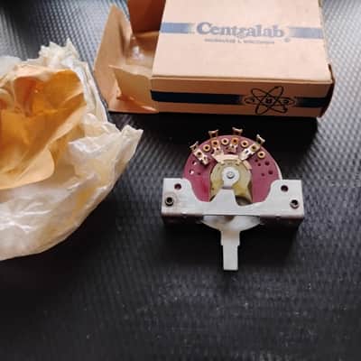 1962-65 Fender Pre-CBS 1960s Stratocaster Telecaster original vintage Centralab 3 way switch for Stratocaster, telecaster new old stock, never sold. Rarer version only used from 1962-65, USA working part for luthier project restoration image 1
