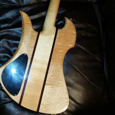 BC Rich USA Vintage Mockingbird Bass 1978 & 1979 Natural Maple image 8