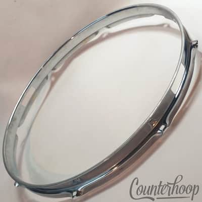 Rogers 14" Tall-Boy Holiday Snare Drum Resonant Rim/Hoop 8-Lug Cleveland USA 60s image 1