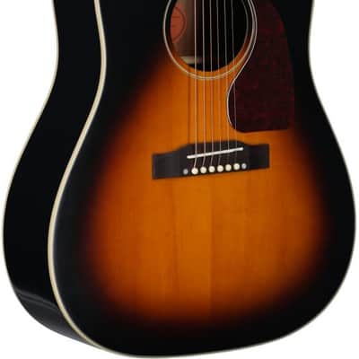 Epiphone Inspired by Gibson J-45 Standard Acoustic-Electric Guitar (with Gig Bag) - Vintage Sunburst image 6