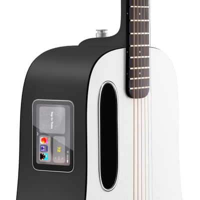 Refurbished LAVA ME play Smart Guitars HILAVA 2.0 System Acoustic Electric Guitar,Right Handed 6 Steels String Acustica Guitarra For Adults & Teens & Beginner (36', LITE BAG,Nightfall & Frost White) image 6