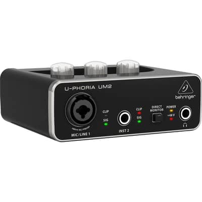 Behringer U-Phoria UM2 USB Audio Interface image 1