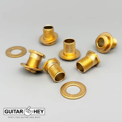 NEW Gotoh SGS510Z-S5 MGT 6 in line Locking Tuners Set w/ 18:1 Ratio - GOLD SATIN image 3