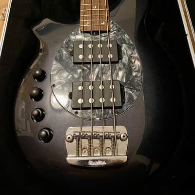 Left Handed Ernie Ball Musicman Bongo 4 Metal Gray image 2
