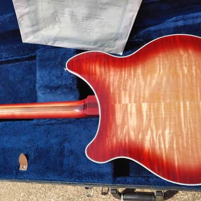 Rickenbacker 360/12CW (Carl Wilson)#94/500 -FLAME GALORE! MINTY! image 4