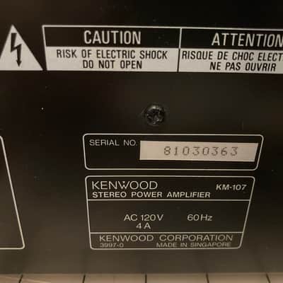 Vintage Kenwood KM-107 Amplifier KC-207 Pre-Amplifier Good Condition image 11