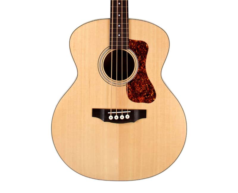 Guild B-240E Fretless Jumbo Acoustic/Electric Bass - Natural - B-Stock image 1