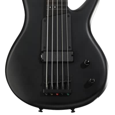 Ibanez Gary Willis Signature GWB35 Fretless 5-string Bass Guitar - Black Flat image 2