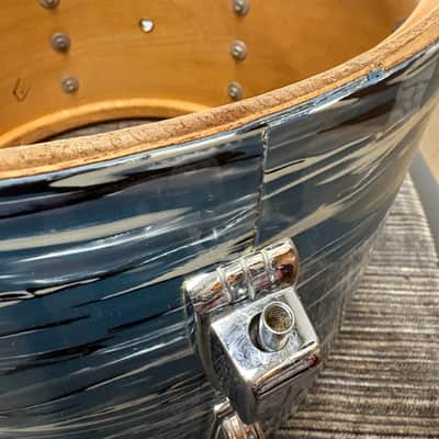 Ludwig 13"x9" Tom - Blue Oyster Wrap (1969) image 11