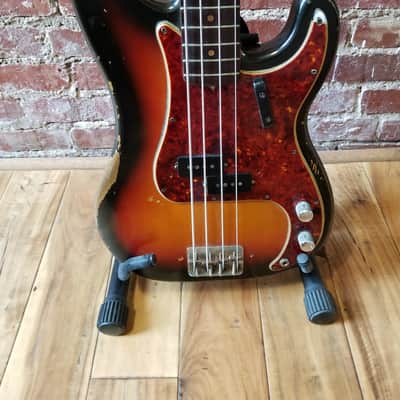 1963 Fender Precision Bass P Bass Electric Guitar Vintage image 7