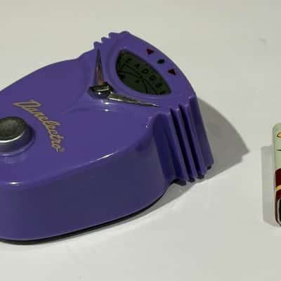 Danelectro Mini Pedal Chromatic Tuner 1999 Purple Food Series image 8