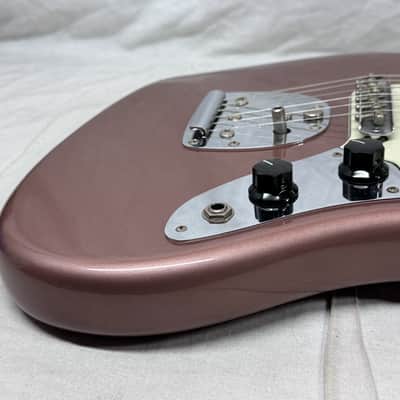 Fender 50th Anniversary Jaguar Guitar with Case 2012 - Burgundy Mist Metallic / Rosewood fingerboard image 16