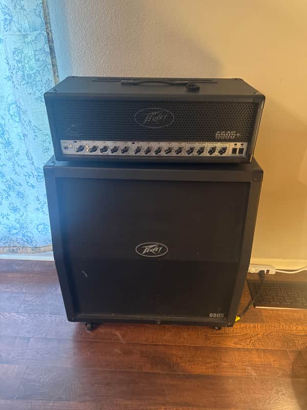 Peavey 6505+ 120-Watt 4x12" Guitar Half Stack 2010s - Black image 1