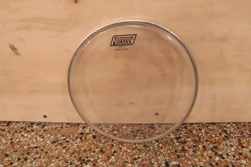 Ludwig Rockers 10" Heavy Clear Tom Drum Head Vintage image 1
