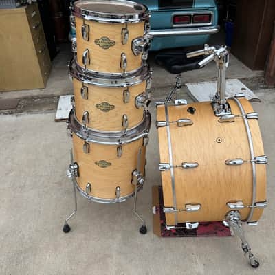 Pearl Master Maple Pure Premium Matte 24-10-12-14 Drum Set image 2