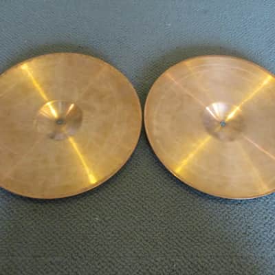 Meinl Rare Vintage Profile 14 Inch Volcanic Rock Hi Hat Cymbals - Excellent! image 7