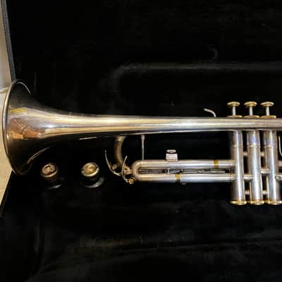 Blessing BTR1460S Silver Trumpet w Case image 10