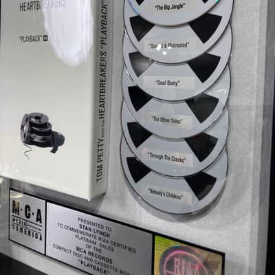 Stan Lynch Tom Petty and The Heartbreakers, RIAA, "Playback" Box Set, Platinum Record (#34) image 4