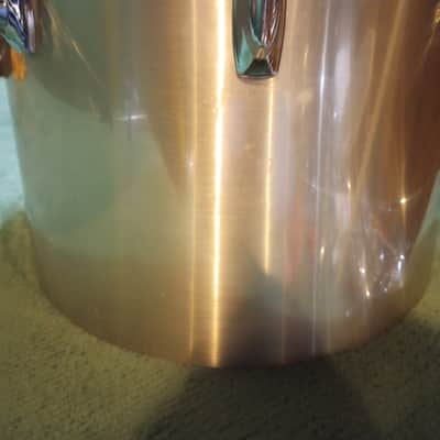 Tama Imperialstar 15"(diameter)x12"(depth) Concert Tom 1970's - Metallic Hairline Chrome image 6