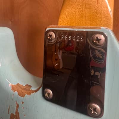 FENDER CUSTOM SHOP 1964 STRATOCASTER HEAVY RELIC – DAPHNE BLUE image 5