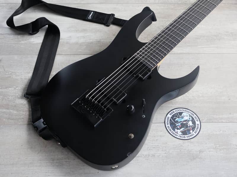 2021 Ibanez RGIXL7 7-String Electric Guitar w/Evertune + Fishman (Black) image 1