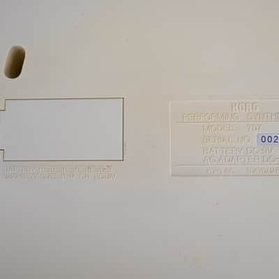 Korg 707 White ***Ultra Rare*** image 13