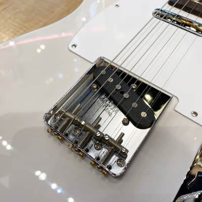 Fender Jimmy Page Mirror Telecaster 2023 Electric Guitar White Blonde image 9