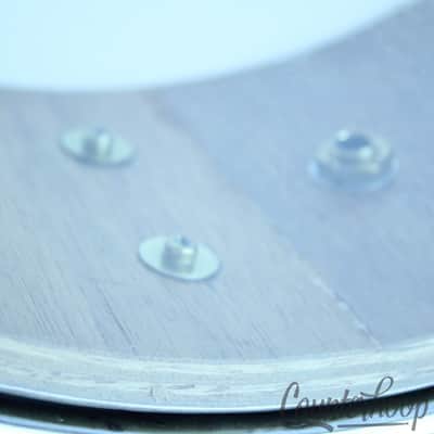 *Pearl Custom 14x5" Snare Drum 10-Lug Vintage 60s Mahogany Nickelworks Throw* image 10
