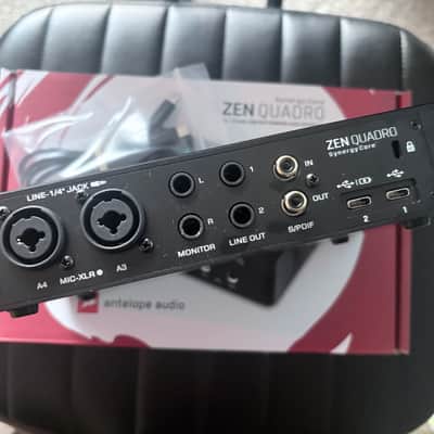 *MINT* Antelope Audio Zen Quadro Synergy Core USB-C Audio Interface 2024 - Present - Black image 3