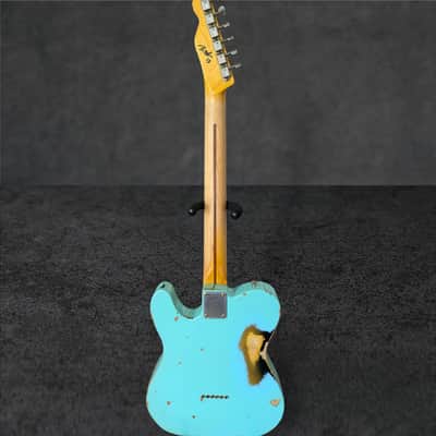 Nash T-57 – Seafoam Green over 2-Tone Sunburst, Heavy Aging image 13