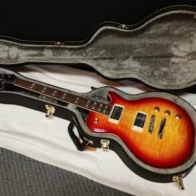 Hamer Monaco Archtop electric guitar - Cherry Sunburst Flame Maple w/ Hard Case image 1