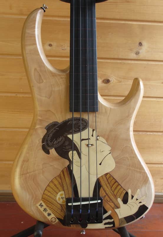 Sago NMG Radill Fretless Bass "Tozoku" Japan Expo 2014 image 1
