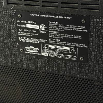 Vox AC30C2 Custom 2-Channel 30-Watt 2x12" Combo image 9