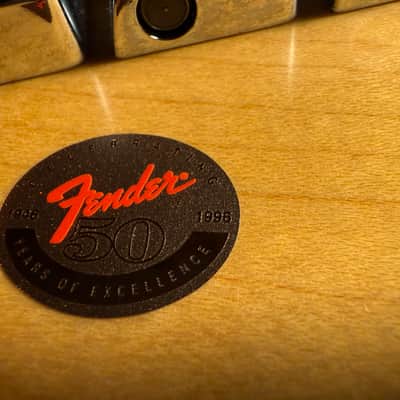 Fender 50th anniversary American made guitar with the original case I image 18