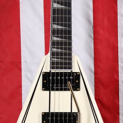 Jackson Pro Series RR3 Rhoads - Ivory with Black Pinstripes image 4