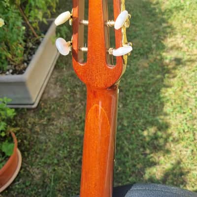 John Le Voi manouche petite bouche gypsy jazz guitar 1997 - natural solid spruce top image 6