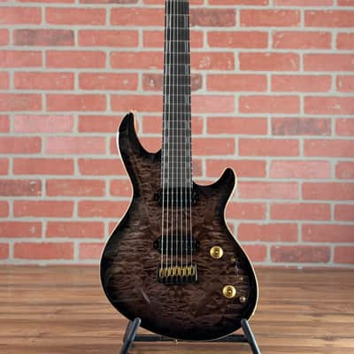 ESP LTD Javier Reyes JR-7 7-string Electric Guitar - Faded Blue Sunburst image 2
