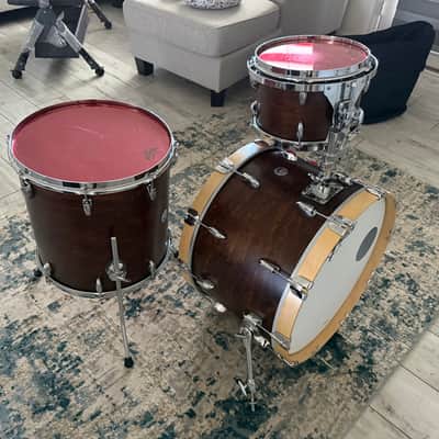 Gretsch Brooklyn 3pc Drum Set Satin Antique Maple image 1