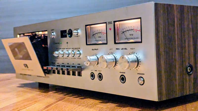 Akai GXC-710D Cassette Deck/ Fully Serviced and Tested/ Year 1977
