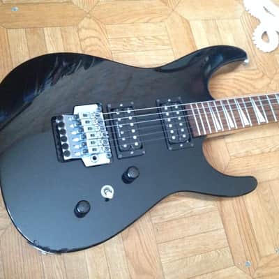 90's 1999 Grover Jackson  Dinky style Reverse Headstock Japan Black image 2