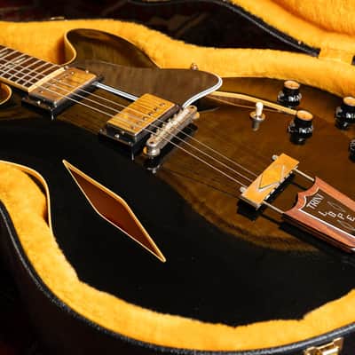 2022 Gibson Custom Shop '64 Trini Lopez Ultra Light Murphy Lab Ebony Finish w/OHSC image 7
